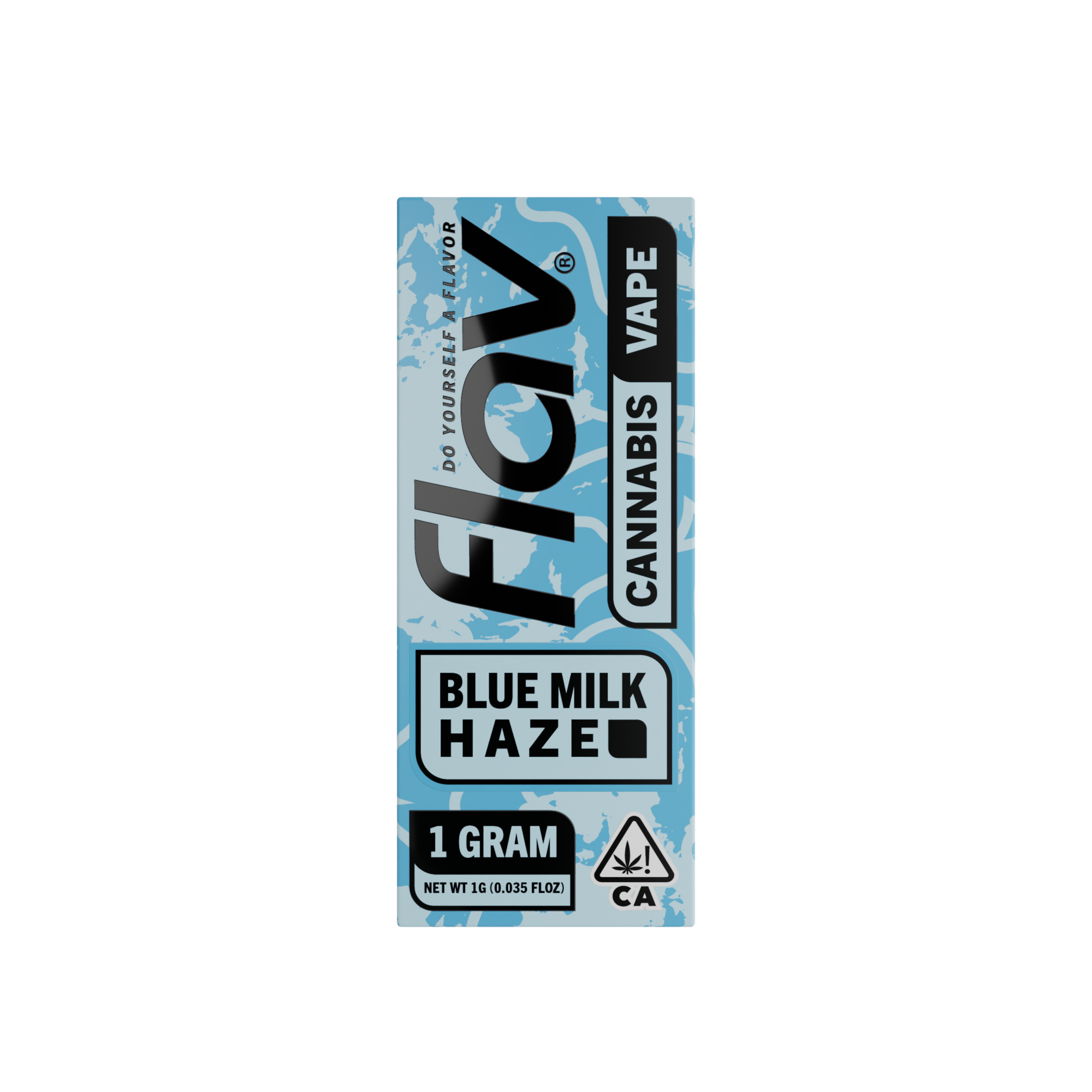 Photograph of product: Flav - Blue Milk Haze (Oui'd) All-In-One Vape