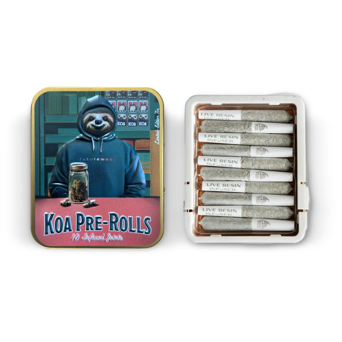 Photograph of product: 10-Pack Star Berry (Oui'd) Live Resin Infused Pre-rolls 0.35g/3.5g TH-oui:43% $44