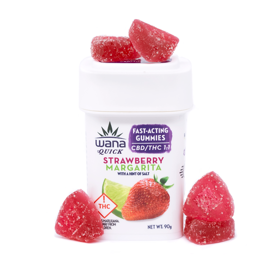 Photograph of product: 1:1 Strawberry Margarita Quick Gummies