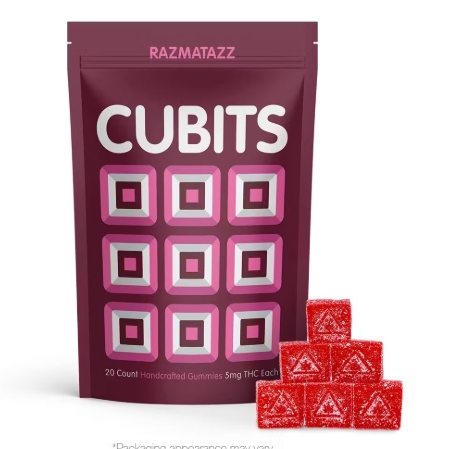 Photograph of product: Cubits - Razmatazz 100mg 20pk Gummies