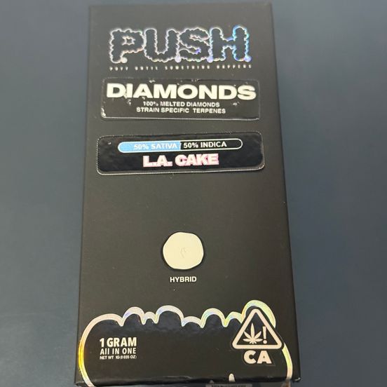 Photograph of product: LA Cake - 1g Diamonds AIO | P.U.S.H.
