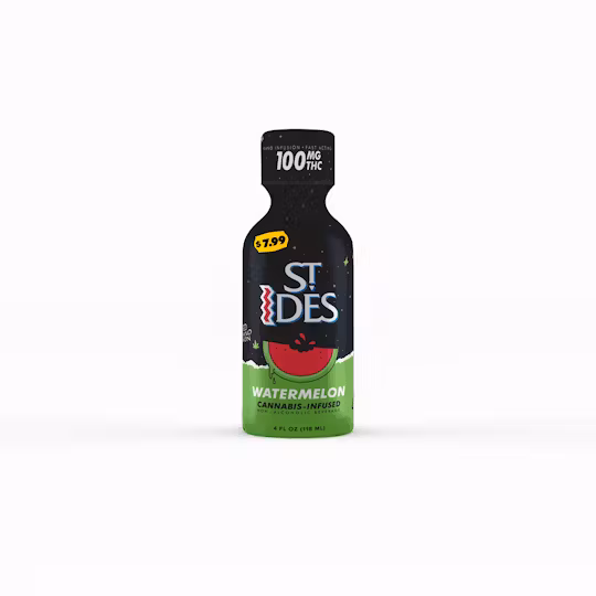 Photograph of product: Watermelon | 4 OZ SHOT 100MG | St. Ides