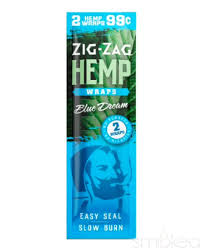 Photograph of product: Accessory - ZigZag Hemp Wraps 2pk