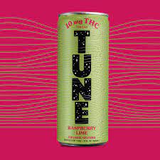 Photograph of product: Seltzer | Raspberry Lime | 10mg TH-oui | Single Can | Tune