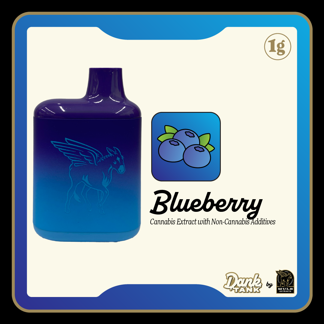 Photograph of product: Disposable | Distillate | Blueberry | 1g