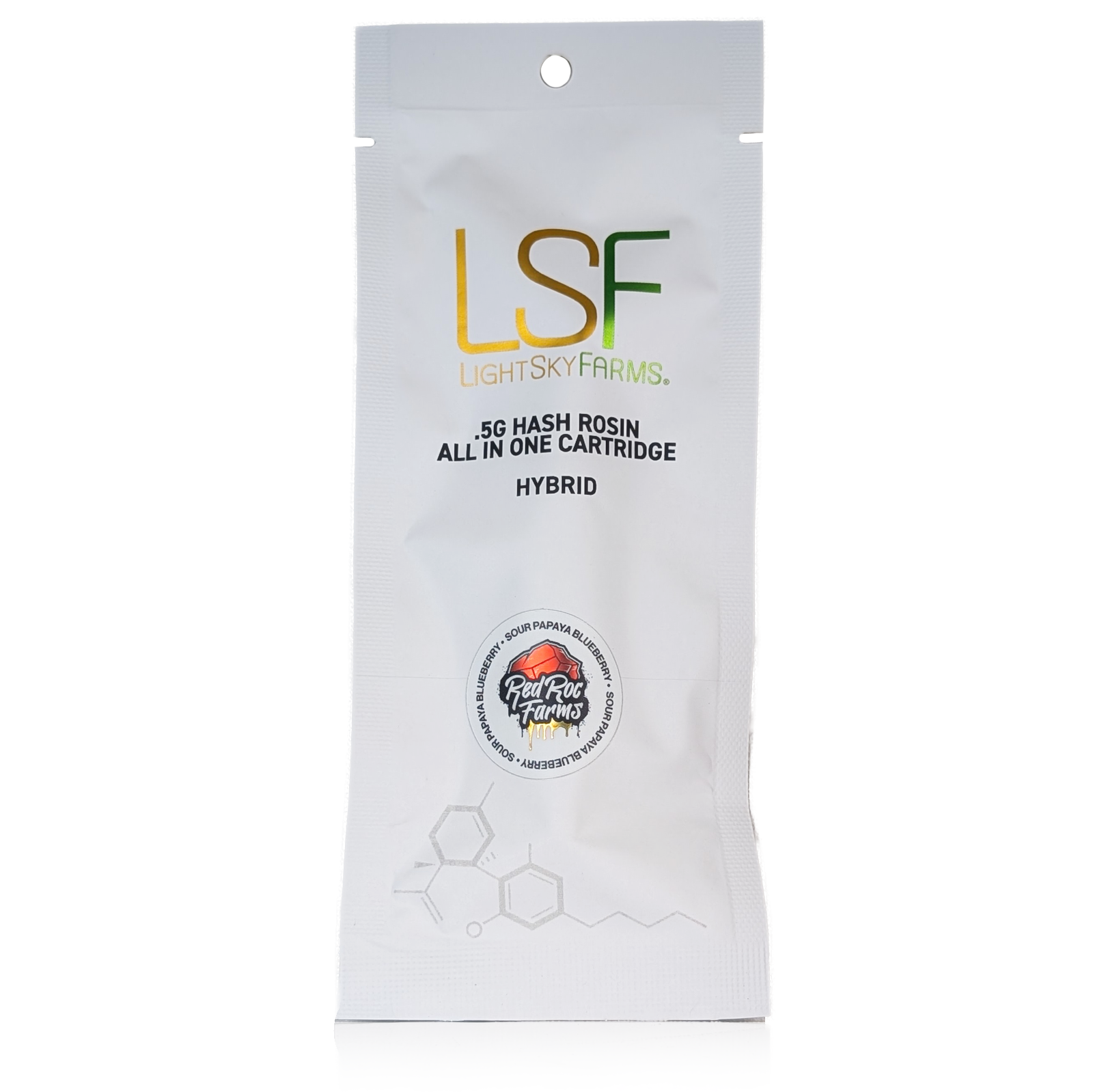 Photograph of product: SOUR PAPAYA BLUEBERRY - LIVE ROSIN DISPOSABLE