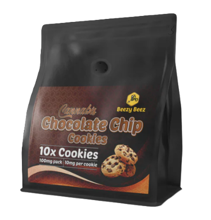 Photograph of Product: Chocolate Chip Cookies 100mg [B25]