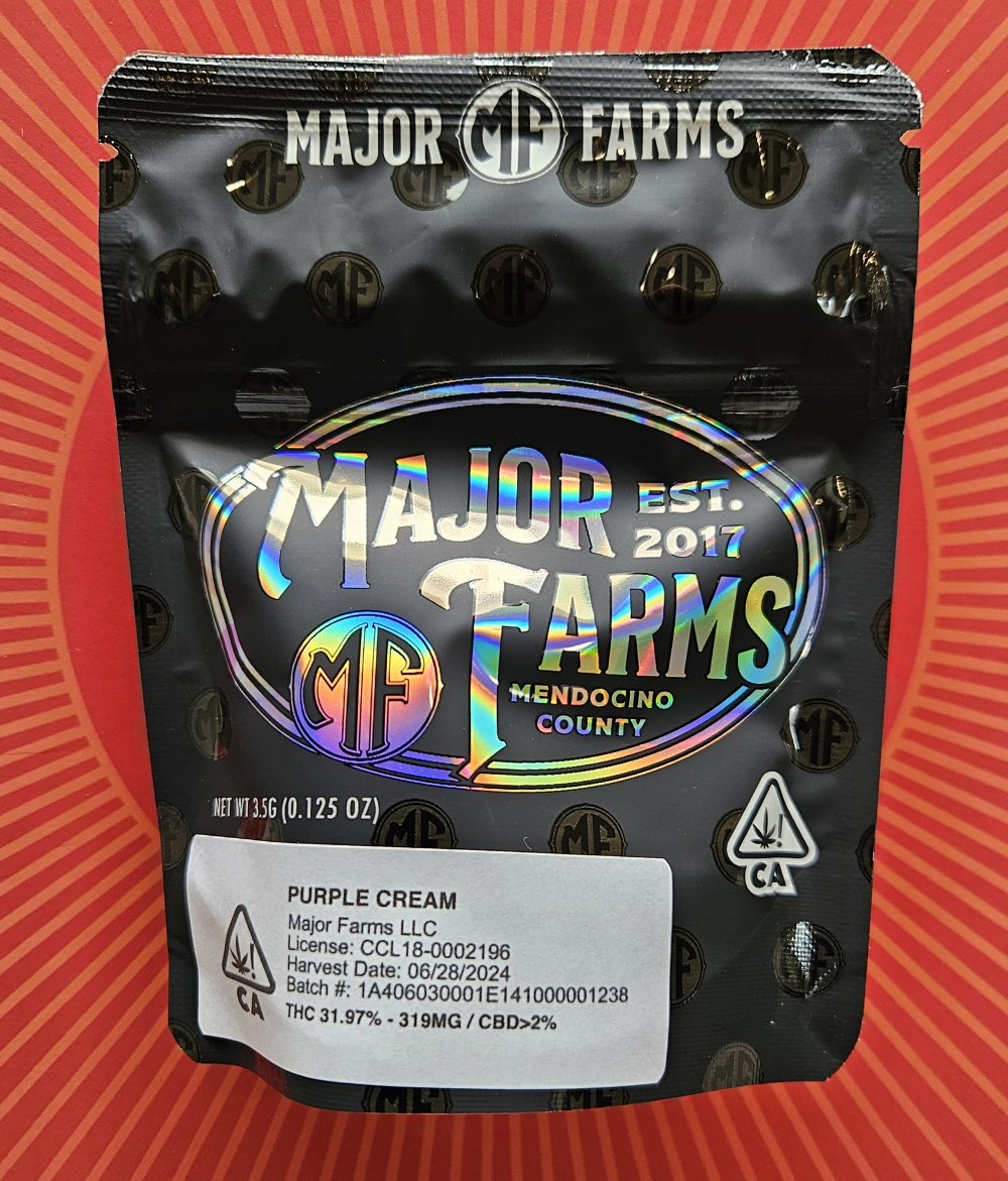 Photograph of product: Major Farms Purple Cream, 3.5g