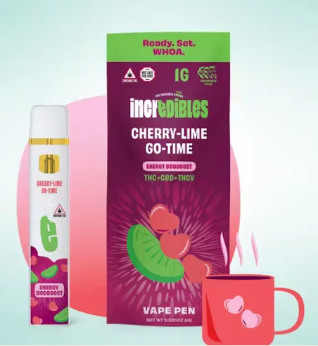 Photograph of product: Incredibles Cherry Limeade Energize Disposable