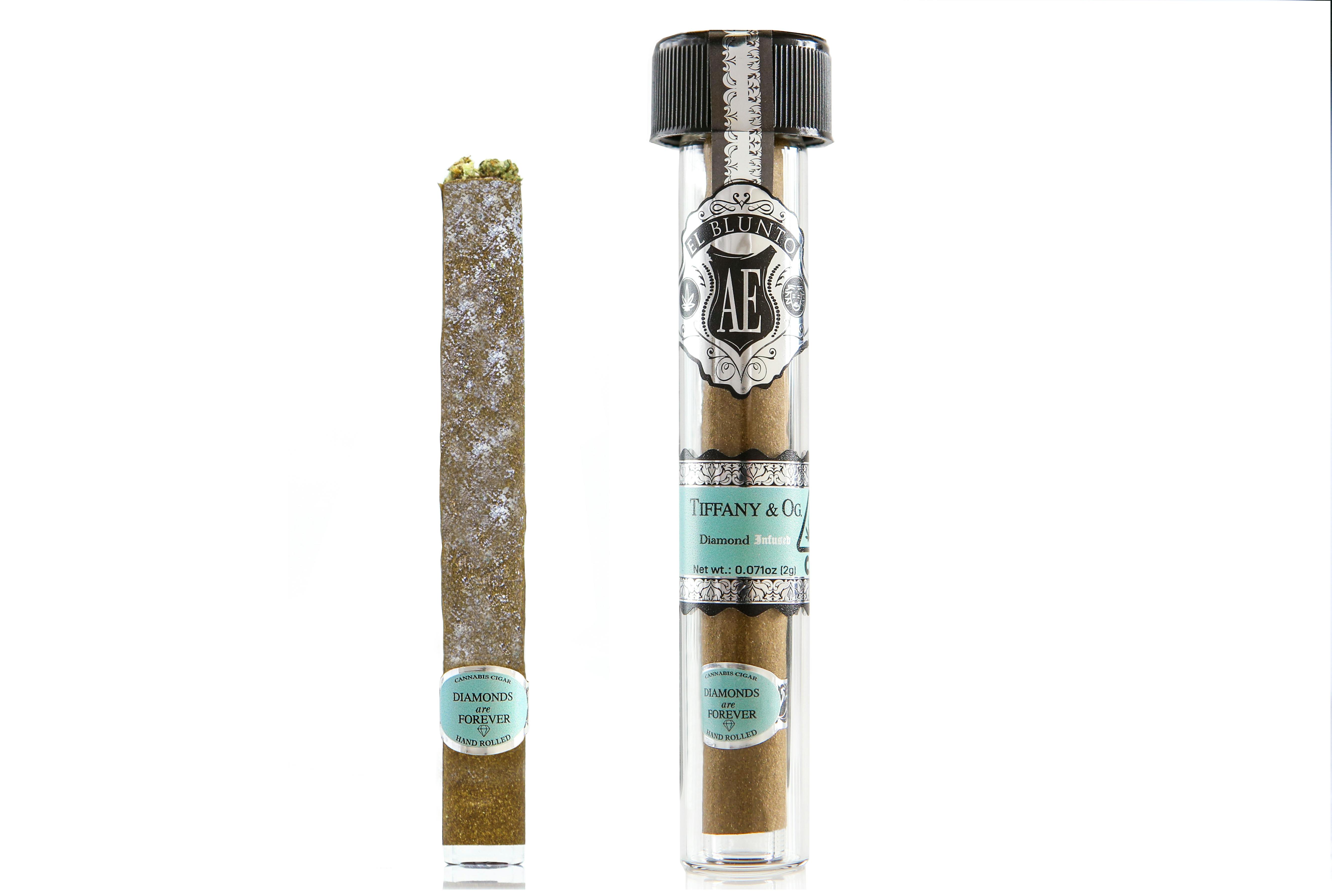 Photograph of product: EL BLUNTO - BLUNT INFUSED DIAMOND - 2G - TIFFANY & OG - HYBRID
