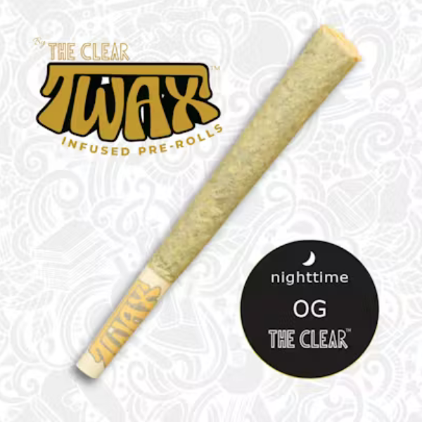Photograph of product: The Clear TWAX OG Infused Preroll