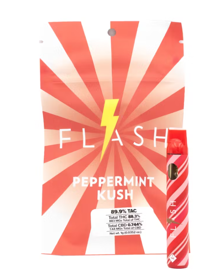 Photograph of Product: FLASH Peppermint Kush Vape