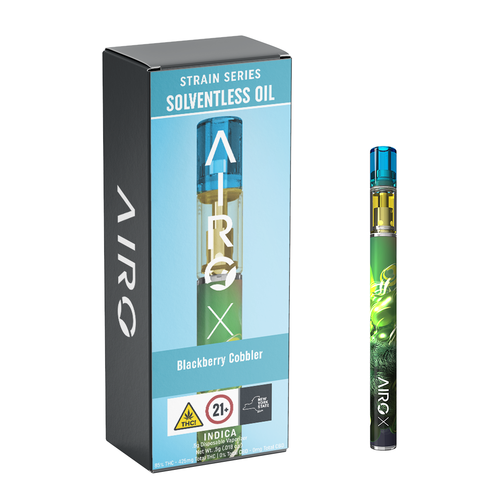 Photograph of product: Blackberry Cobbler .5g Live Rosin Vape Pen