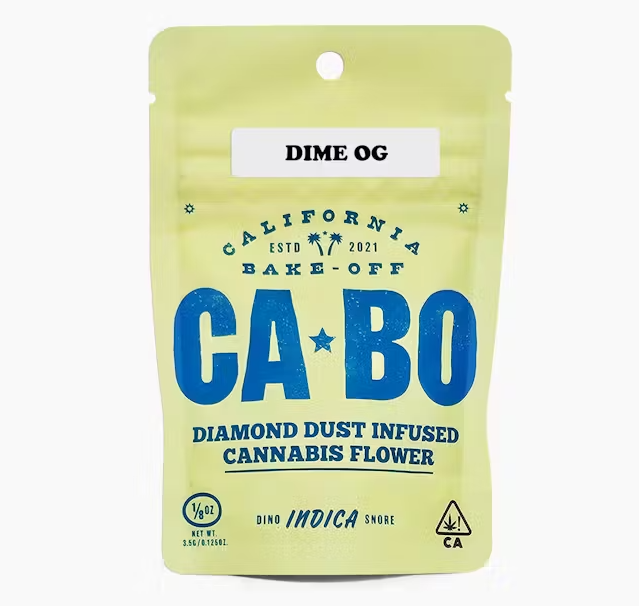 Photograph of product: CABO Dime OG Oui'd Diamond Infused Flower 3.5g