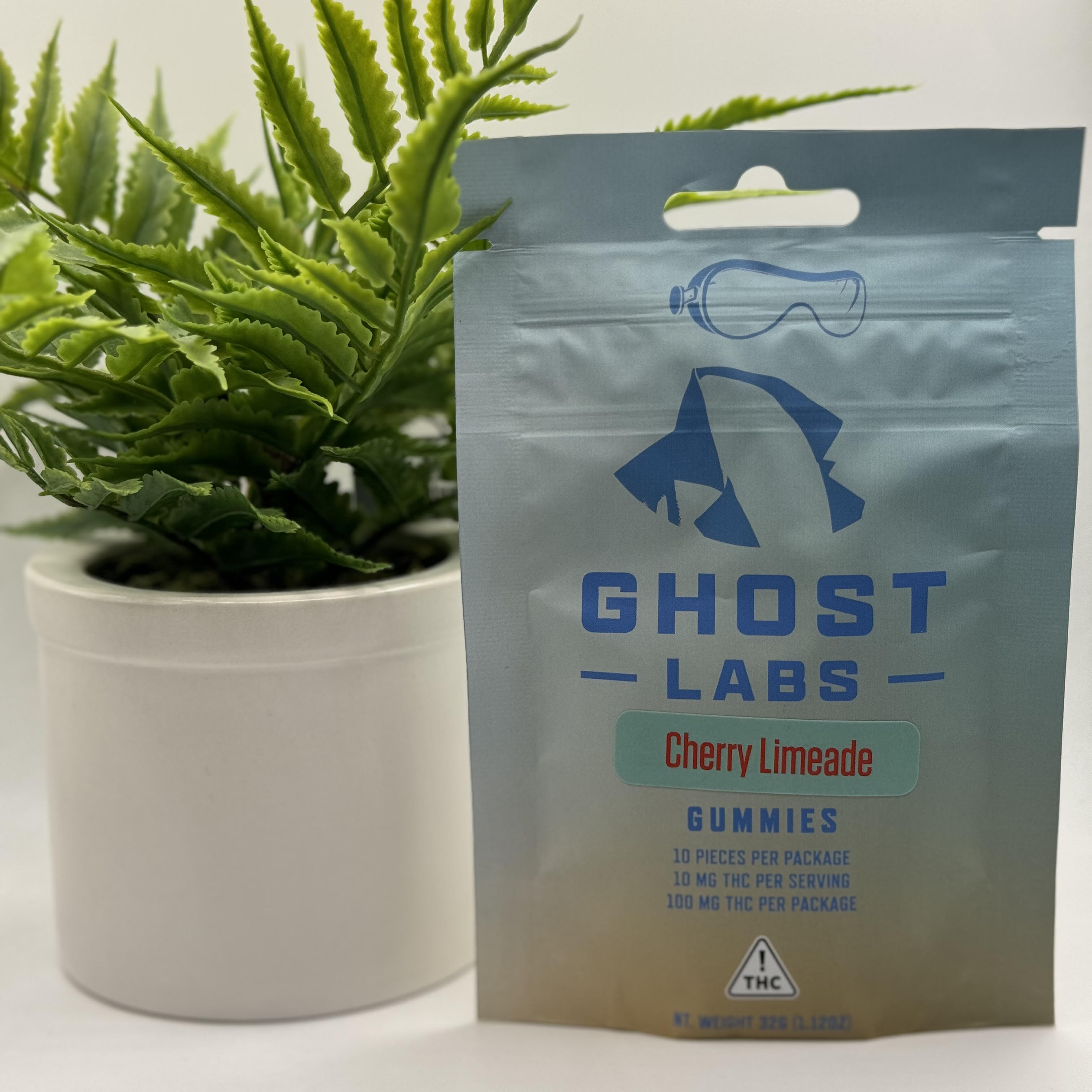 Photograph of product: MS Ghost Labs LLC | 100mg | Cherry Limeade Gummies