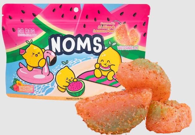 Photograph of product: Gummy Watermelons + Li Hing & Lemon Peel *NON MEDICATED*