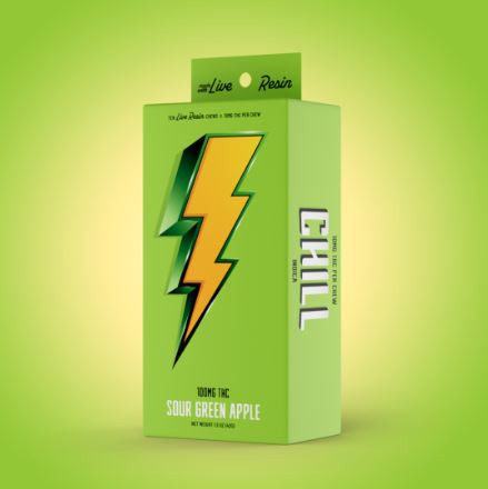 Photograph of product: Green Apple Fruit Chews | 10pk