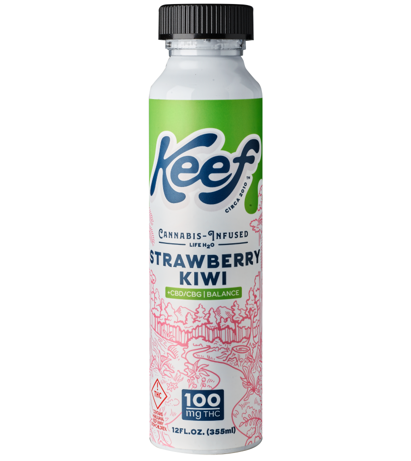 Photograph of product: Keef Life H20 CBG Strawberry Kiwi