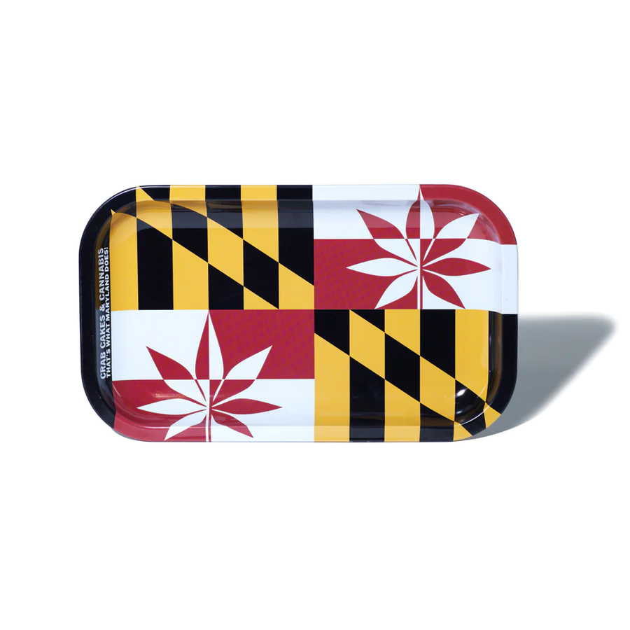 Photograph of product: MD Rolling Tray - Crab Cakes and Oui'd