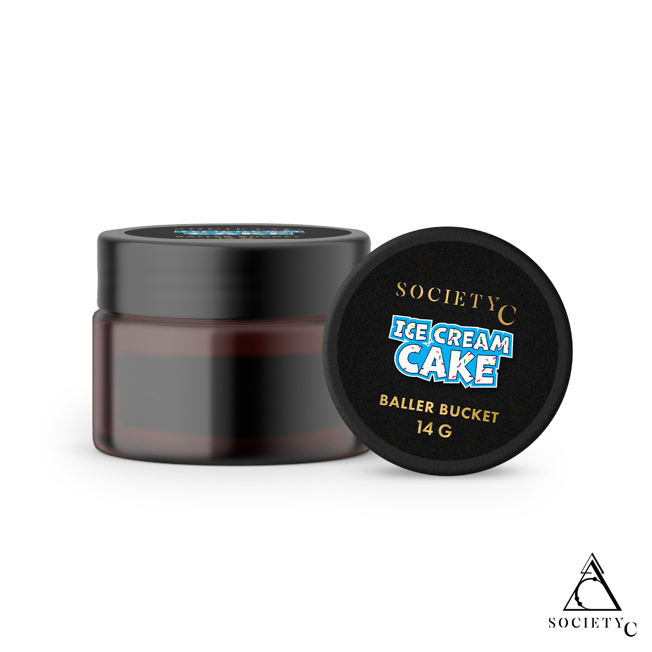 Photograph of product: Society C | Ice Cream Cake | 14g Live Resin Bucket