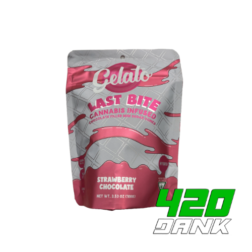 Photograph of product: Gelato Last Bites - Black Cherry Cheesecake 10pk - 200mg
