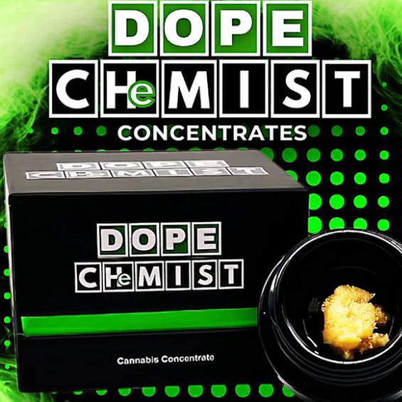 Photograph of product: Dope Chemist | Dirty Taxi | 1g Live au chocolat Rosin