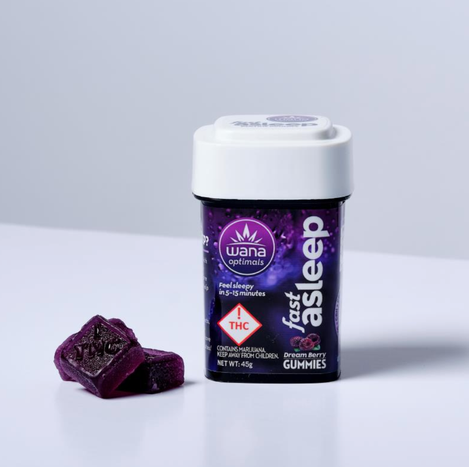 Photograph of product: Wana Fast Asleep Gummie