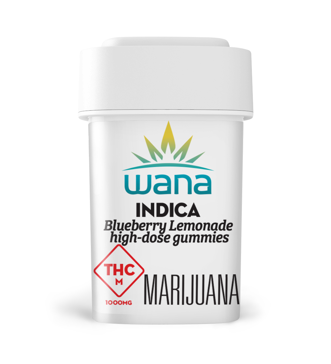 Photograph of product: Blueberry Lemonade Gummies 20pk - 1,000mg