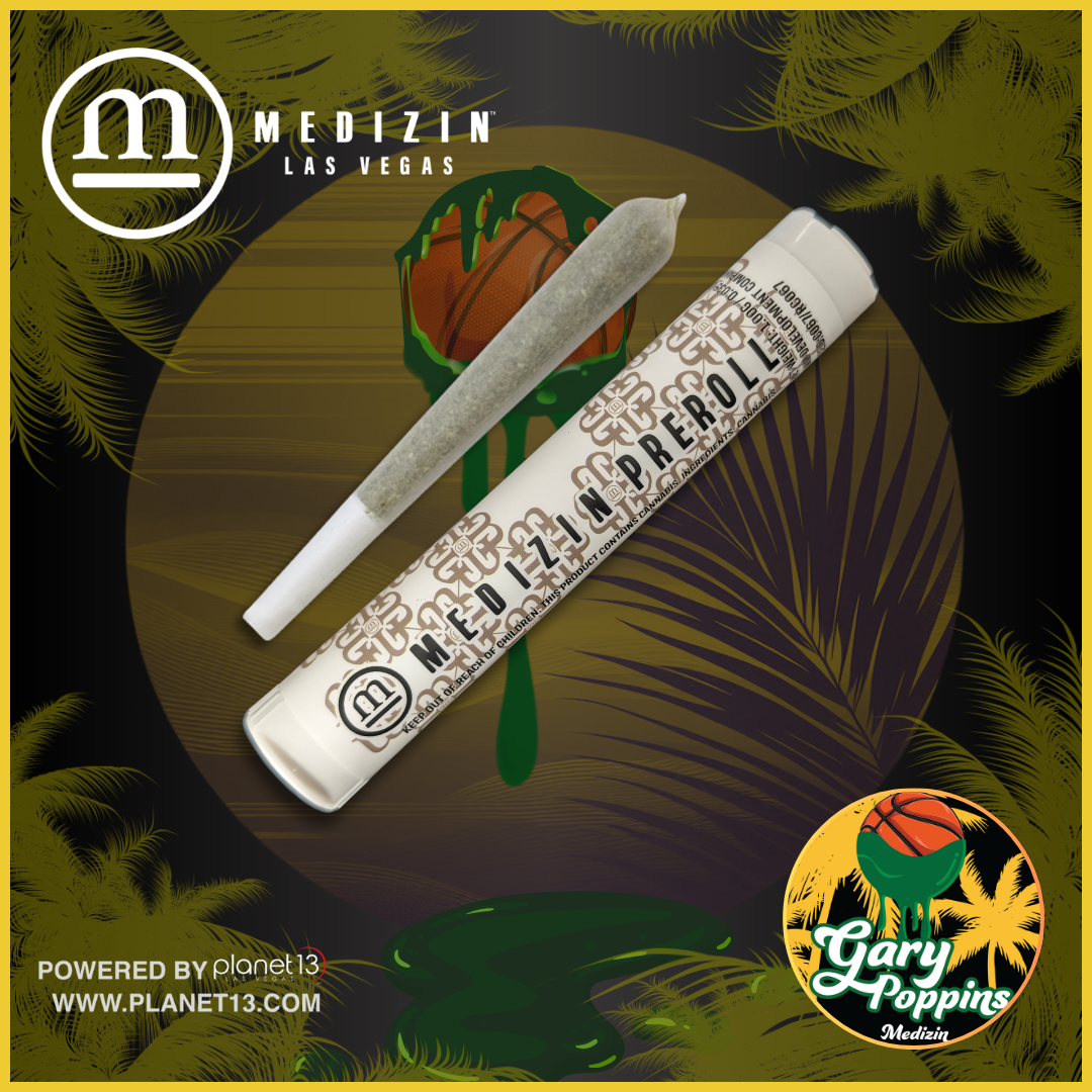 Photograph of product: Gary Poppins 1g Preroll