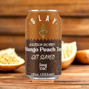 Photograph of product: Slay Beverage 5 mg - Mango Peach Tea