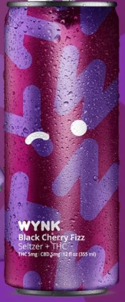 Photograph of product: Wynk Black Cherry Seltzer  5mg