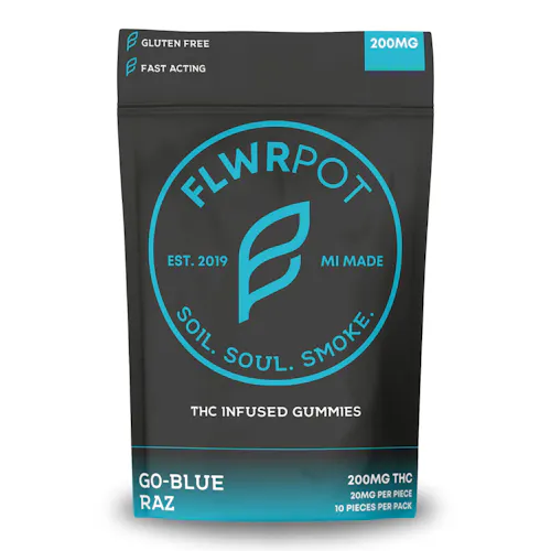 Photograph of product: Go Blue Razz | FLWRpot