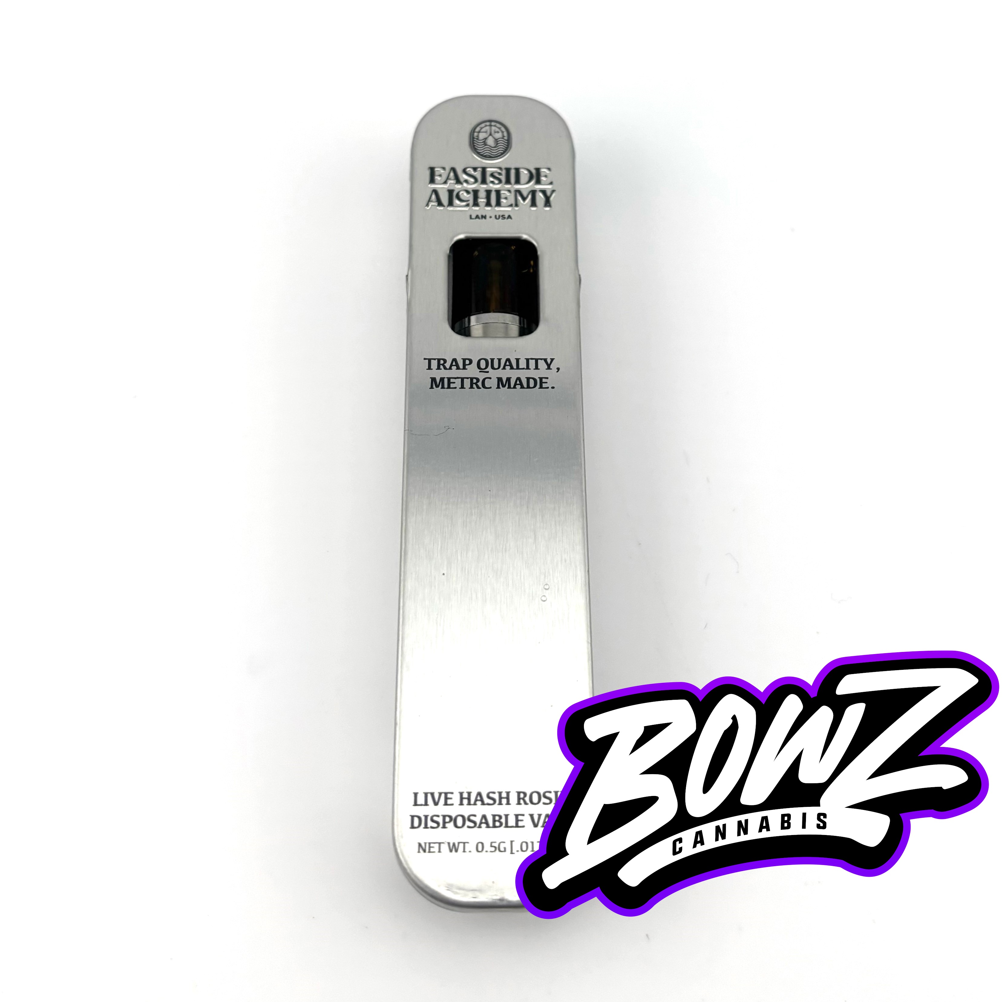 Photograph of product: Eastside Alchemy - Live au chocolat Rosin Disposable Vape - (.5g) - **ZABIBI** (2/$70)
