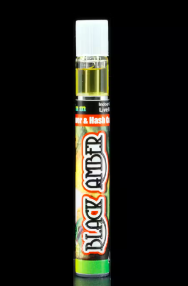 Photograph of product: SHASTA au chocolat CO. | BLACK AMBER | LIVE ROSIN | AIO VAPE | 0.5G