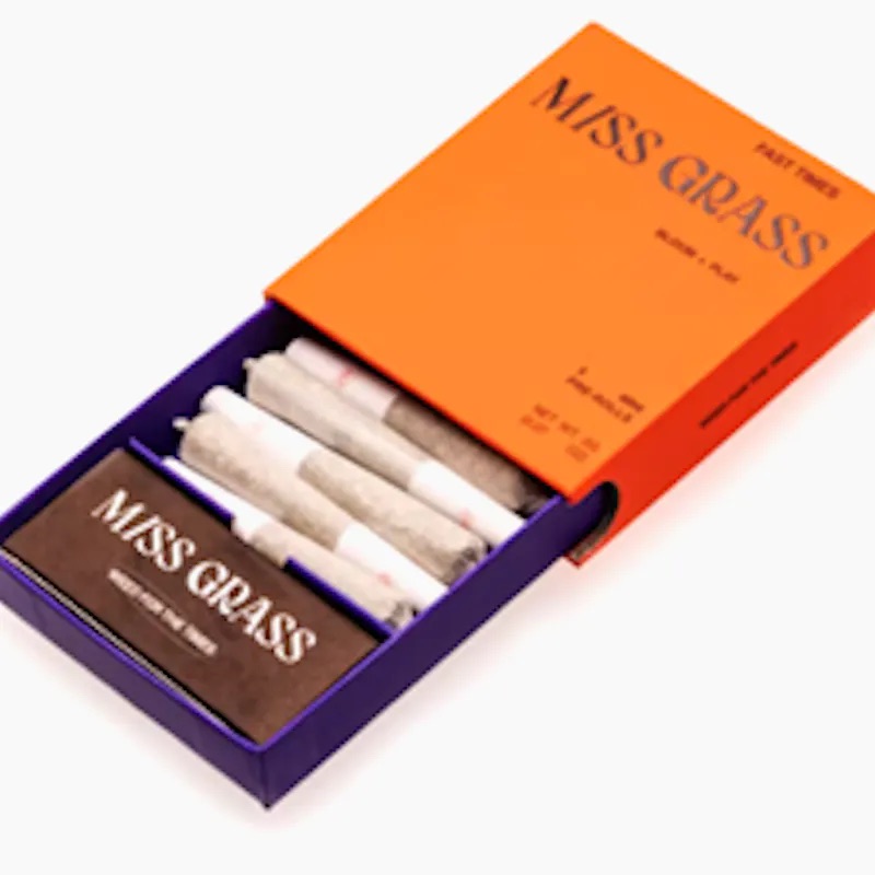 Photograph of product: Miss Grass Fast Times Minis Pre Rolls 5 Pack 2.0g