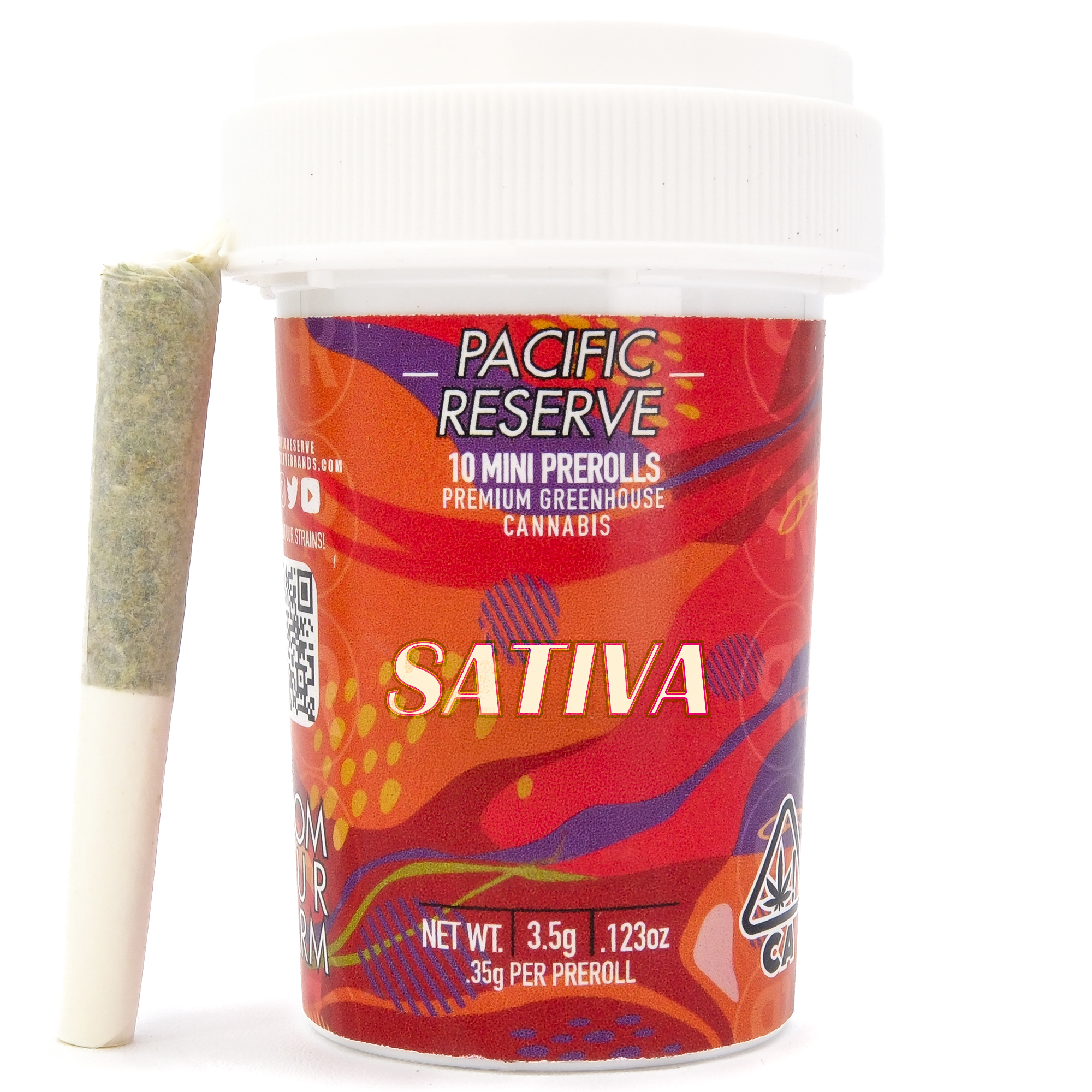 Photograph of product: Cherry Punch 3.5g 10 Pack Mini Pre-Rolls - Pacific Reserve