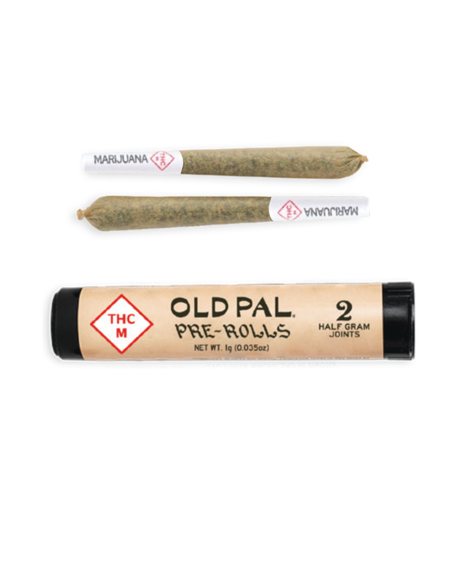 Photograph of product: Old Pal | Compound Z #2 Pre-Roll 2pk