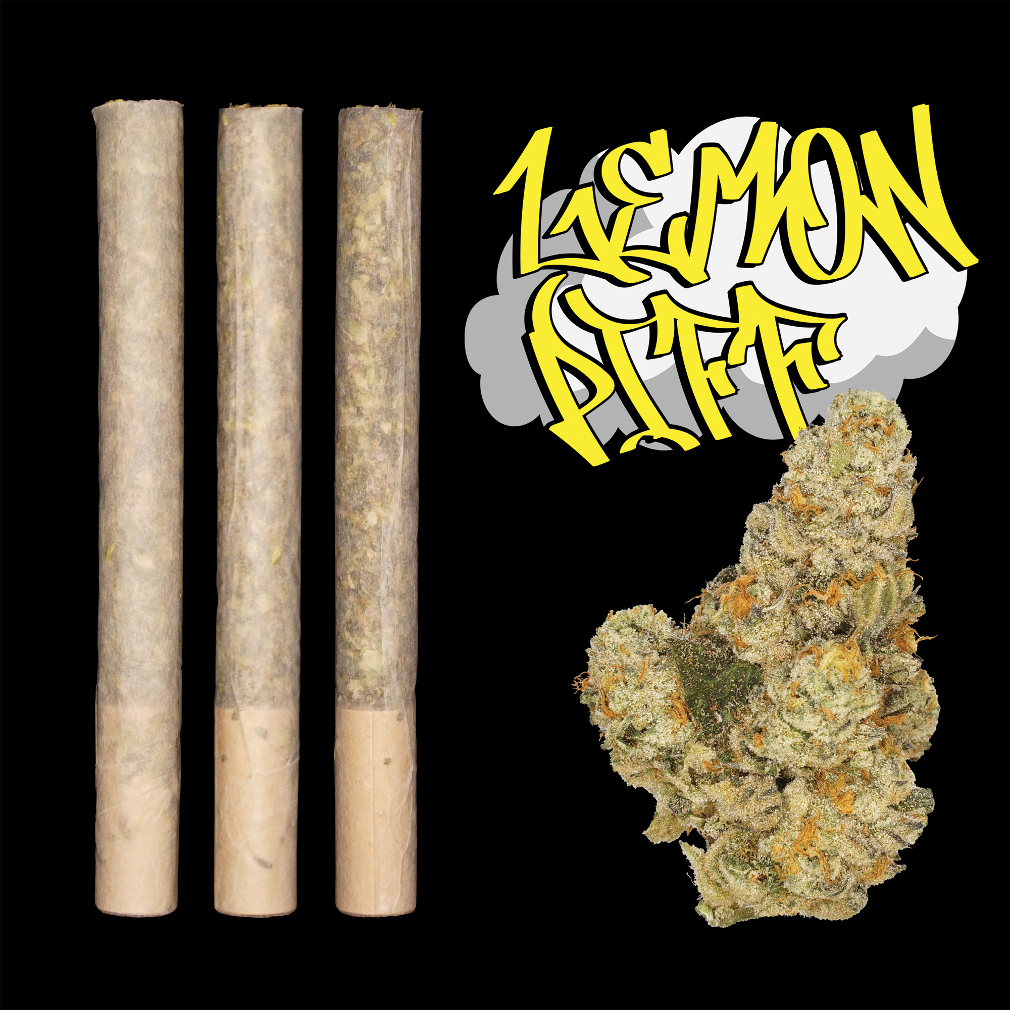 Photograph of product: Lemon Piff Pre-Roll Darts 3pk