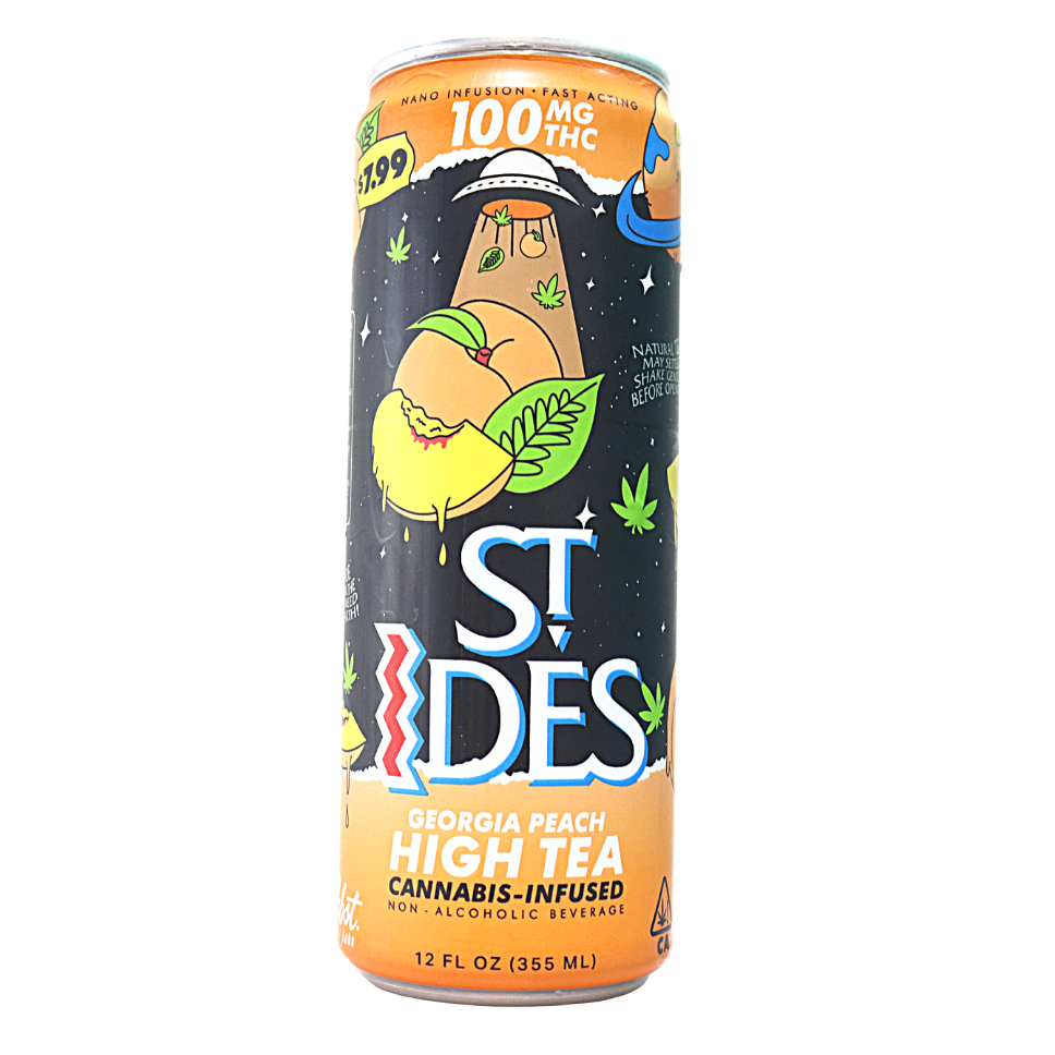 Photograph of product: St. Ides Georgia Peach High Tea 100mg