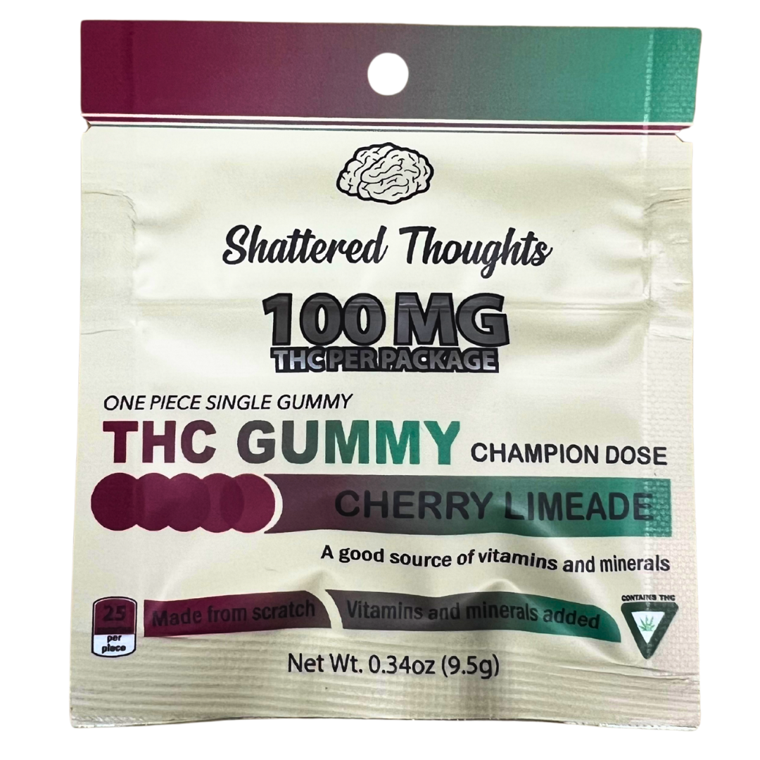 Photograph of product: Shattered Thoughts - Single - Cherry Limeade (100mg)