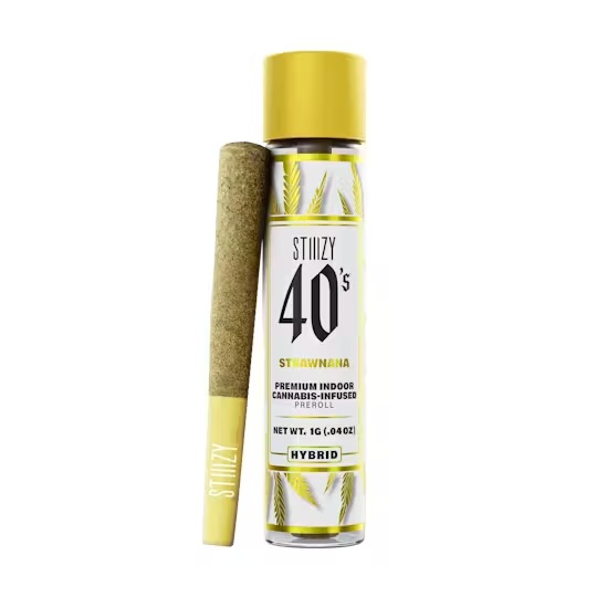 Photograph of product: 40's | Strawnana Infused Preroll | 1g