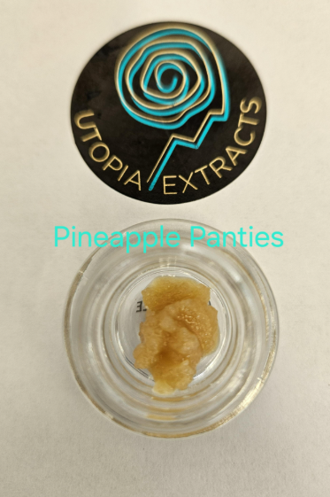 Photograph of product: Pineapple Panties | Badder | Utopia Extracts