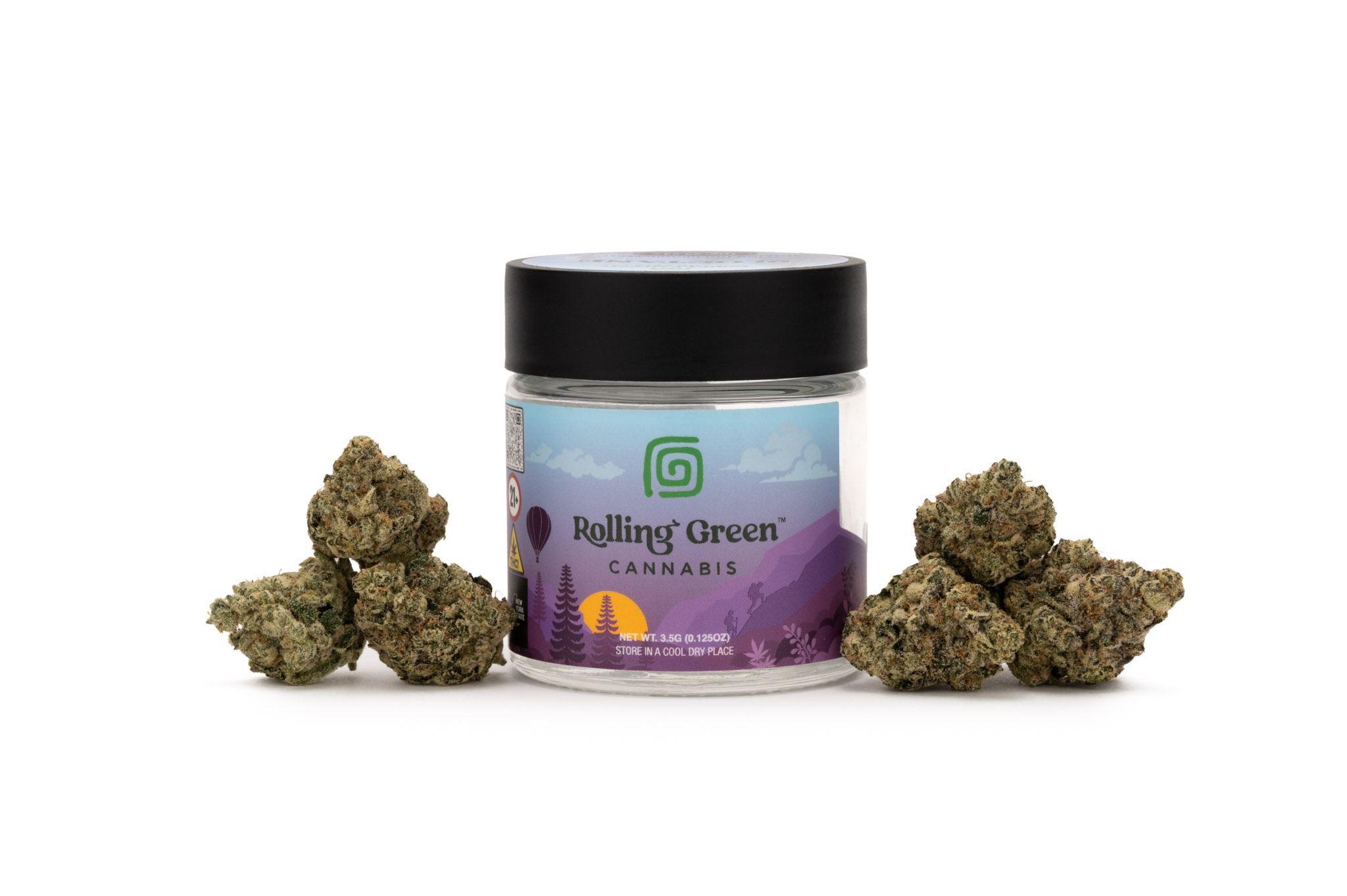 Photograph of product: Rolling Green | Oreoz | Flower - 3.5g