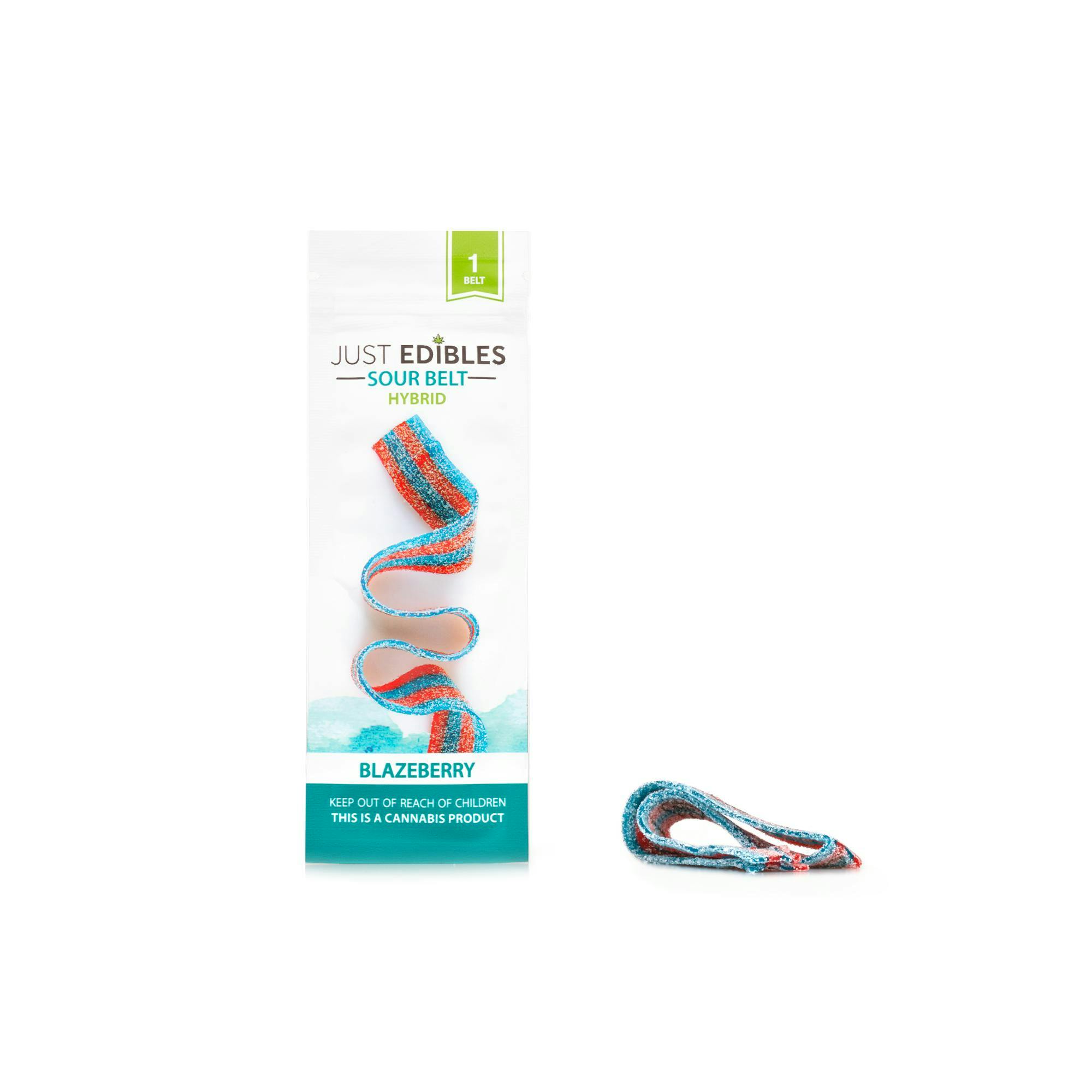 Photograph of product: BLAZEBERRY SOUR BELT [100MG]
