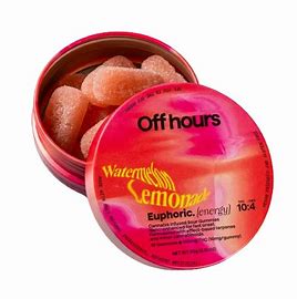 Photograph of product: Off Hours - Euphoric Watermelon Lemonade (CBG) - 10mg/10pk Gummies