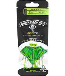 Photograph of product: Gold Drop Thin Mint Hybrid Liquid Diamond Cart