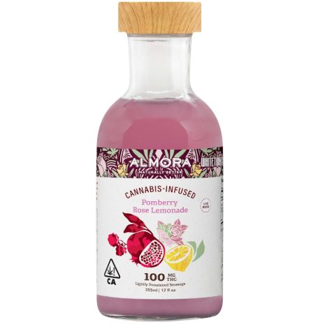 Photograph of product: Almora Live Resin 100mg Whitethorn Rose Lemonade