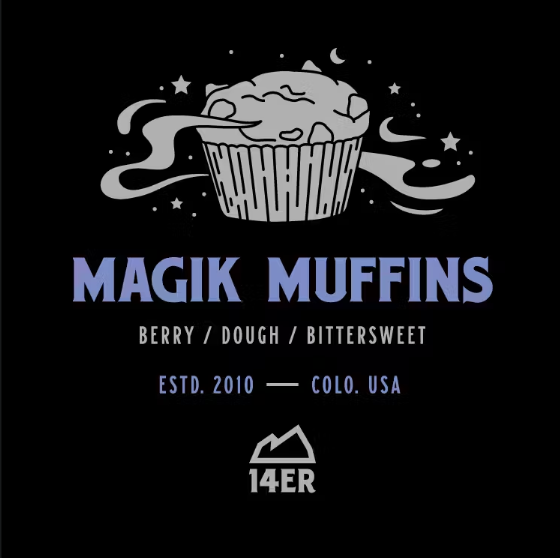 Photograph of product: 14er Magik Muffins - Top Shelf - 1g