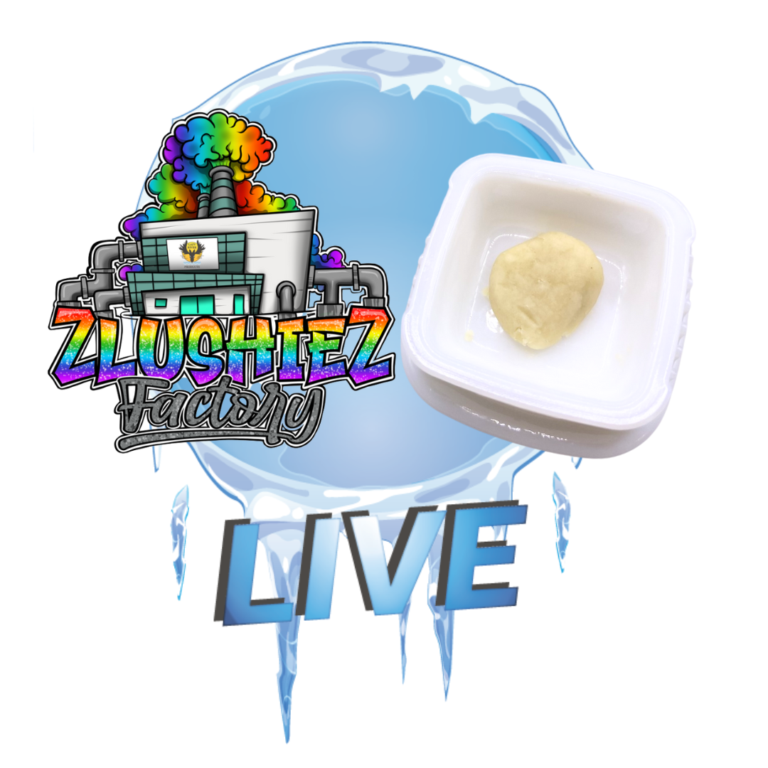Photograph of product: Zlushiez Factory Live Rosin Badder 1g (TAX INCLUDED)