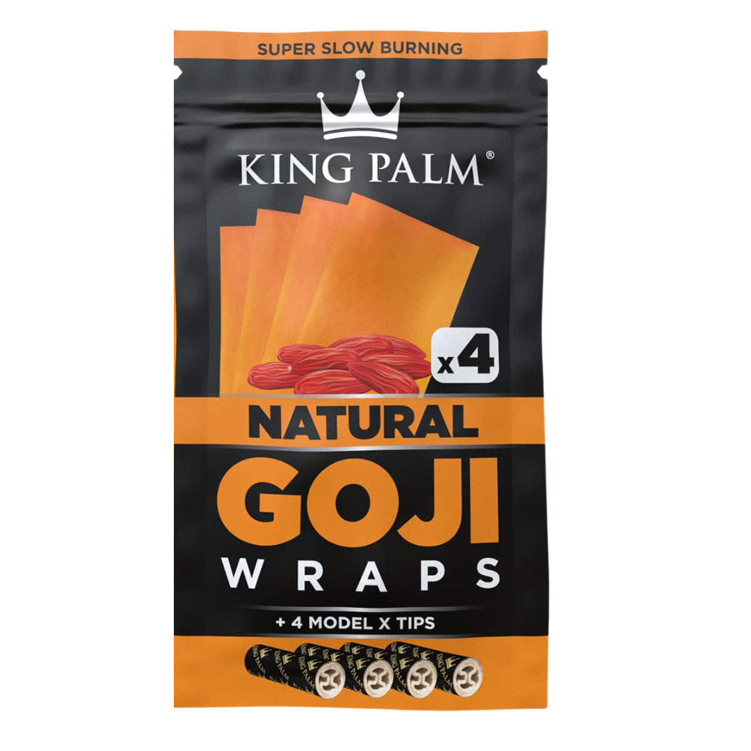 Photograph of product: King Palm Goji Wraps - Natural - 4pk